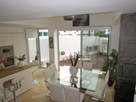 Begane grond duplex in Ibiza centrum te koop