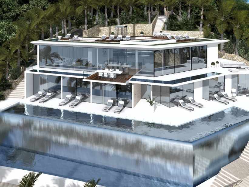Luxe villa voor de top, de exclusieve villa in Ibiza