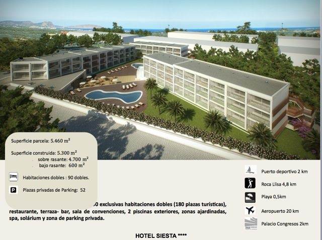 Mooi Vier Sterren hotel Business In Santa Eulalia for Sale