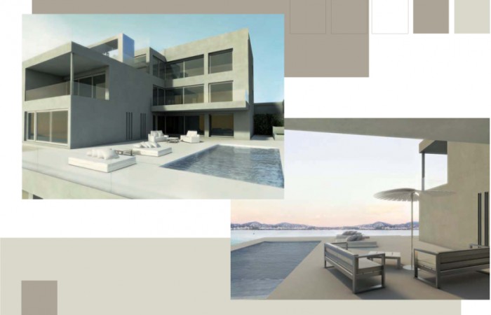 De moderne bouw in Isla Plana te koop
