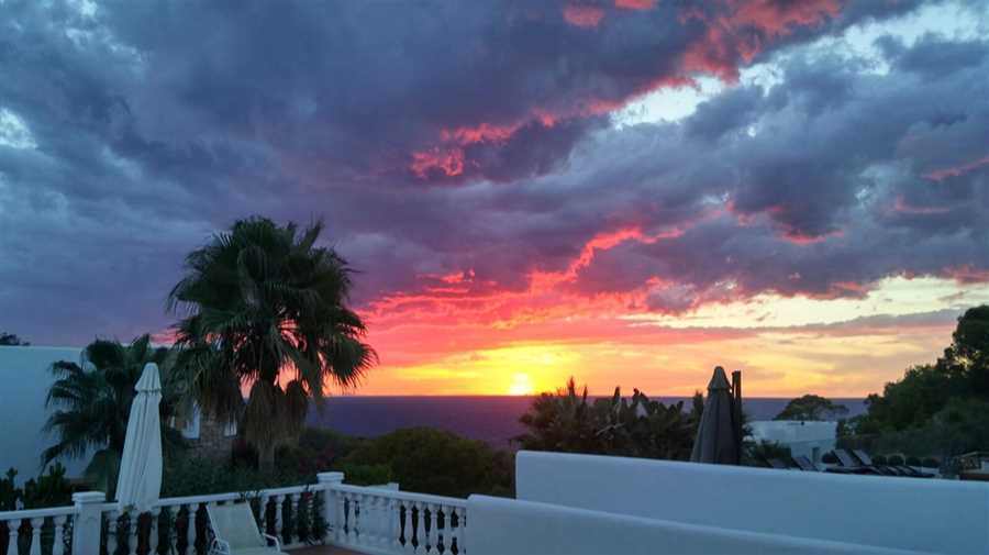 Charmant huis met goed uitzicht op zee en uitzicht op de zonsondergang in Cala Vadella