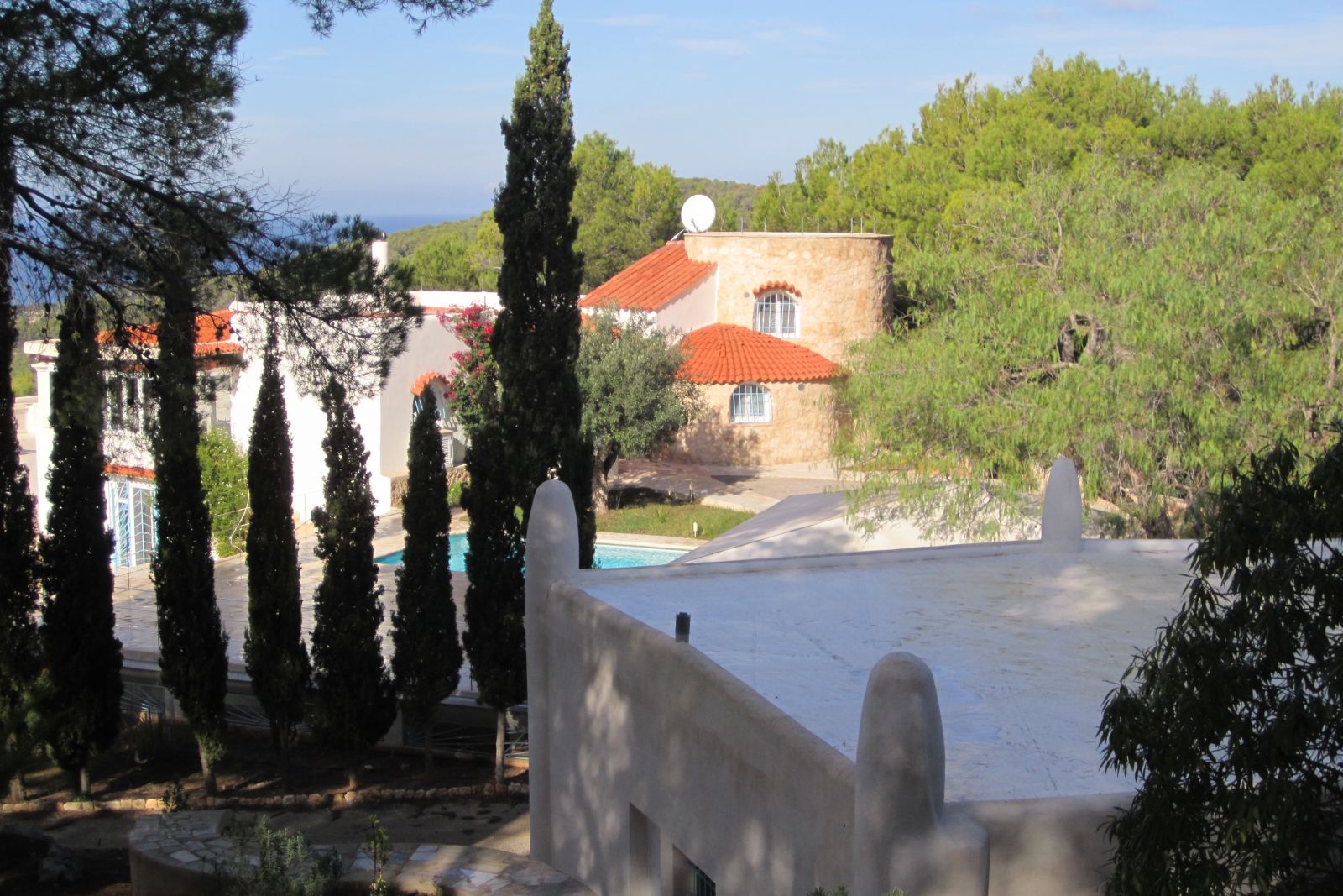 Villa met uitzicht op de zee aan de westkust van Ibiza