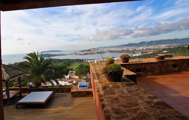 Verbazingwekkende Villa met de beste uitzicht op Ibiza Formentera en Playa den Bossa