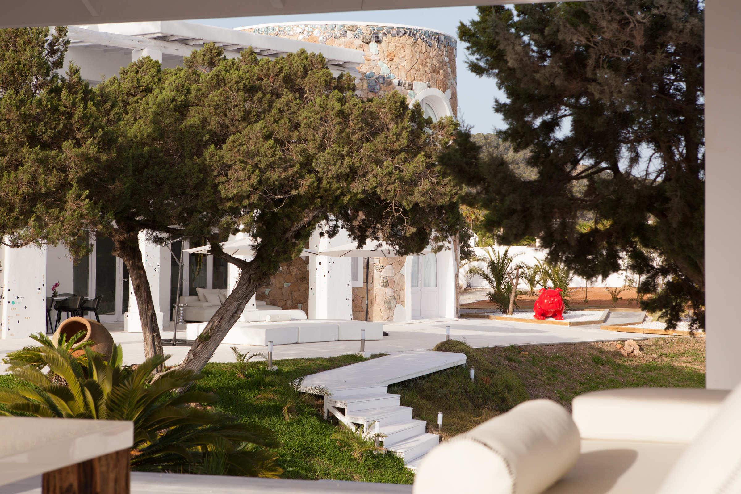 Exclusieve villa in Cala Jondal op Ibiza met prachtig uitzicht