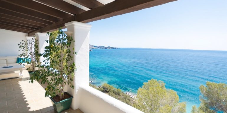 Ibiza Villa in Es Cubells 1e zee lijn en toegang tot de zee