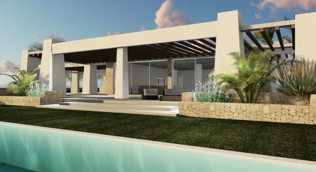 Nieuw gebouwde villa te koop in Porroig met een prachtig uitzicht
