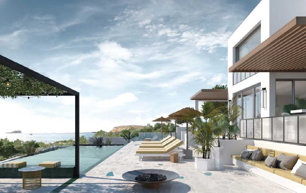 Nieuw gebouwde villa te koop met uitzicht op zee in Cala Conta
