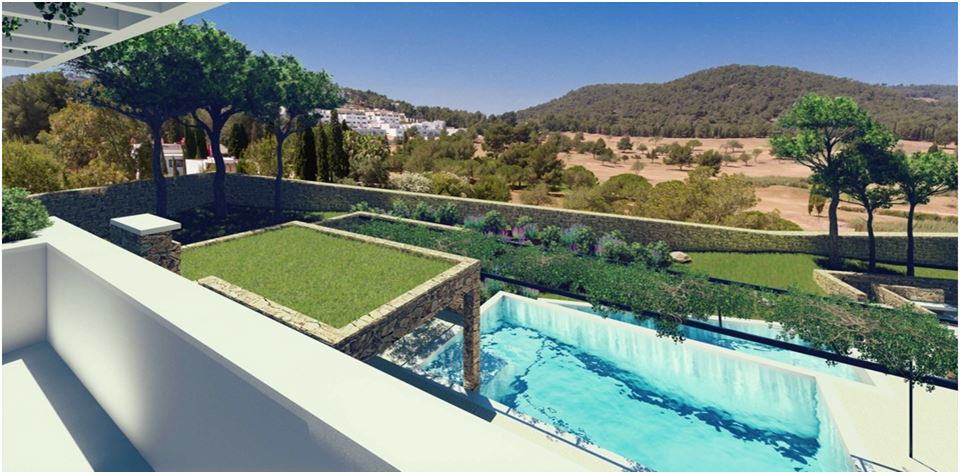 Project van een exclusief huis met zwembad in Roca Llisa