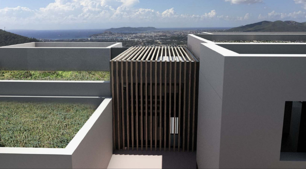 Villa met minimalistisch project direct aan de top van Can Furnet