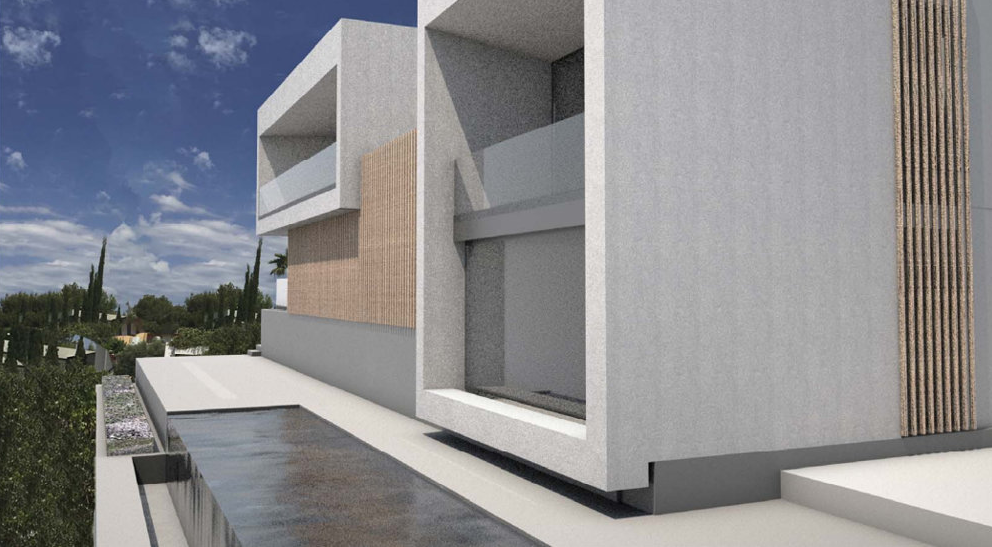 Villa met minimalistisch project direct aan de top van Can Furnet