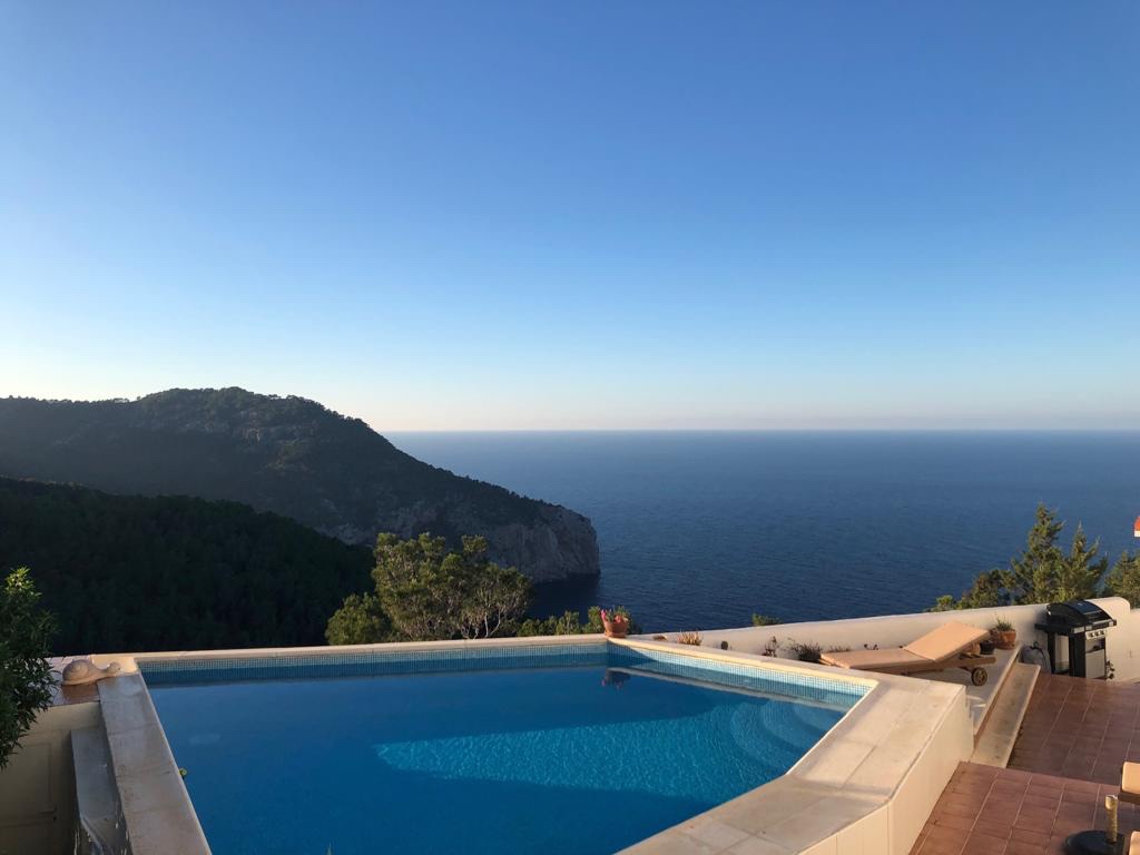 Frontliniehuis met het meest verbluffende uitzicht over de Middellandse Zee in ibiza
