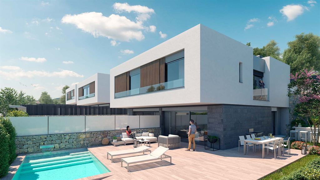 Prachtige villa met 3 slaapkamers met terras en privé zwembad te koop in Ibiza