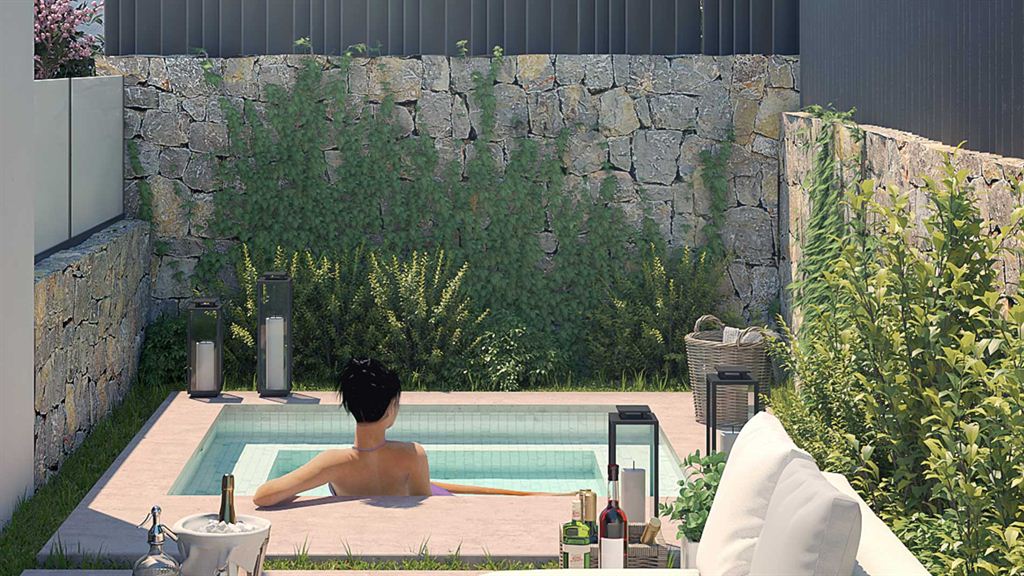 Prachtige villa met 3 slaapkamers met terras en privé zwembad te koop in Ibiza