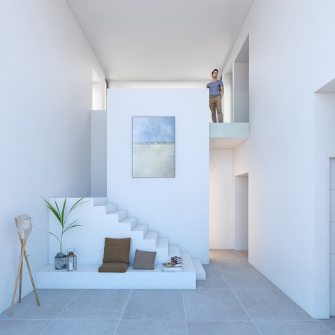 Perceel met 1500 m2 en licentie voor een huis van 600 m2 in Ibiza