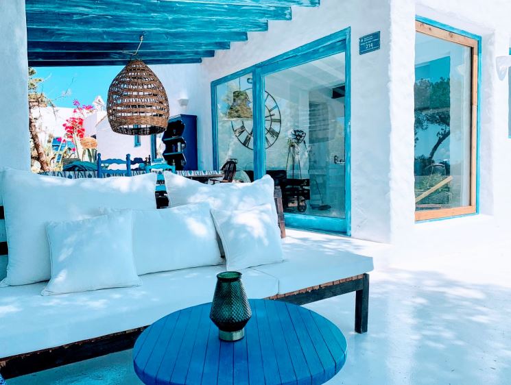 Spectaculair huis aan het zandstrand in Formentera