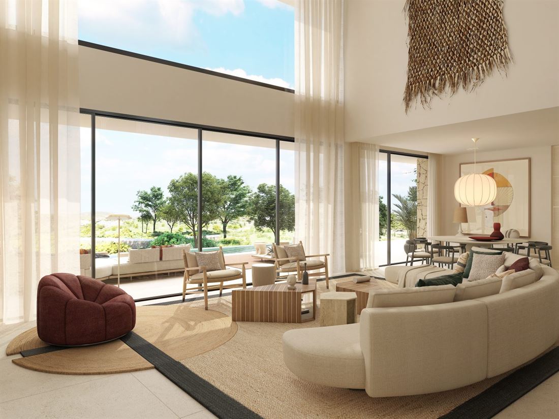 Innovatief wooncomplex met elegante en mediterrane villa's dichtbij de golfbaan