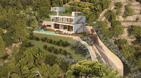 Nieuw gebouwde villa de bouw van deze prachtige villa is in volle zeezicht