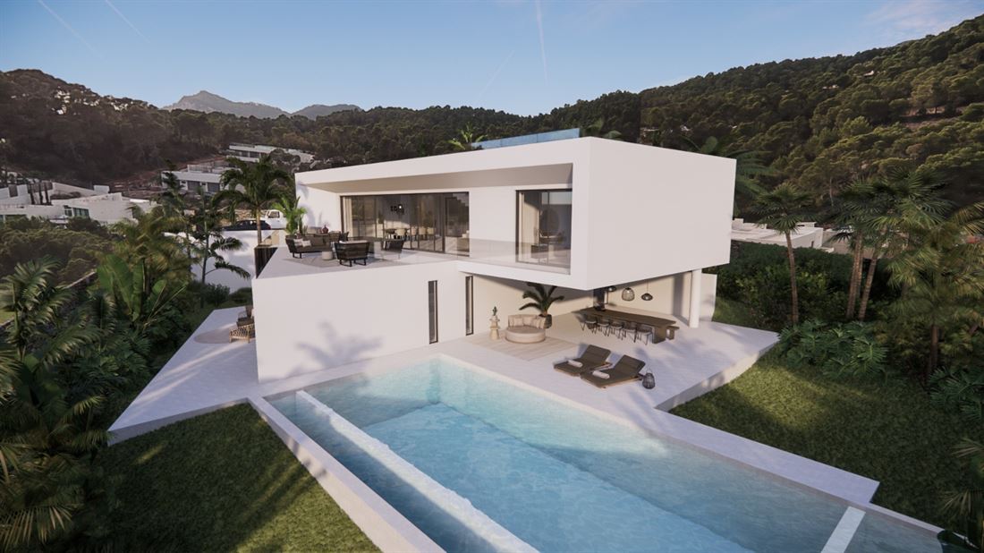 Prachtige nieuwbouw moderne villa te koop in Vista Alegre met fantastisch uitzicht