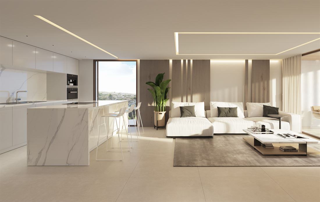 Nieuwbouwproject van vijfendertig luxe appartementen te koop in Can Misses