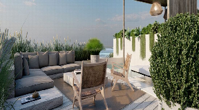 Nieuw exclusief penthouse appartement met prachtig uitzicht vlakbij Ibiza
