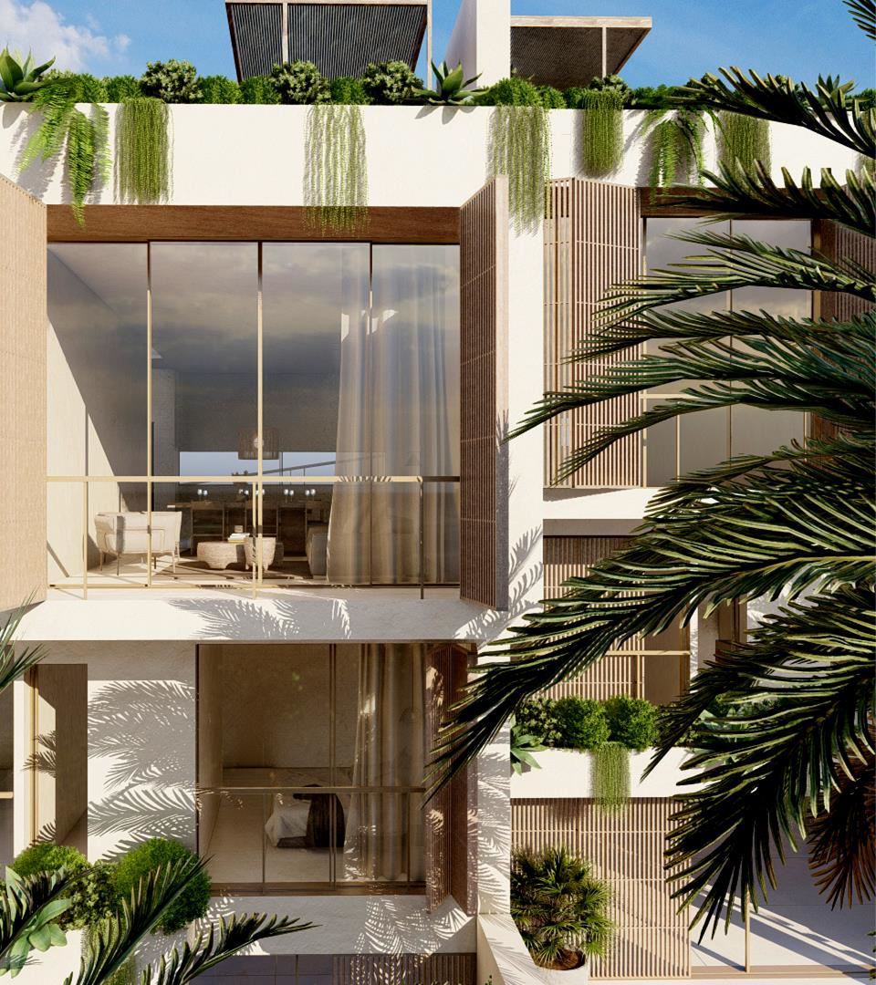 Nieuw exclusief herenhuis met mooi uitzicht in de buurt van Ibiza