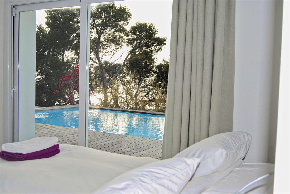 Twee luxe villa's met prachtig zeezicht over de kust van Cala Moli
