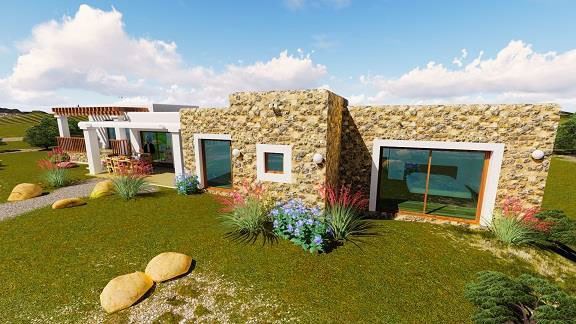 Perceel met basisproject goedgekeurd voor een eengezinswoning met zwembad in Cap de Barbaria Formentera