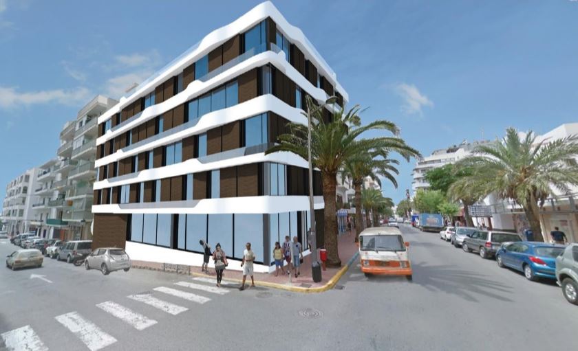 Project met licentie voor boetiekhotel in Santa Eulalia