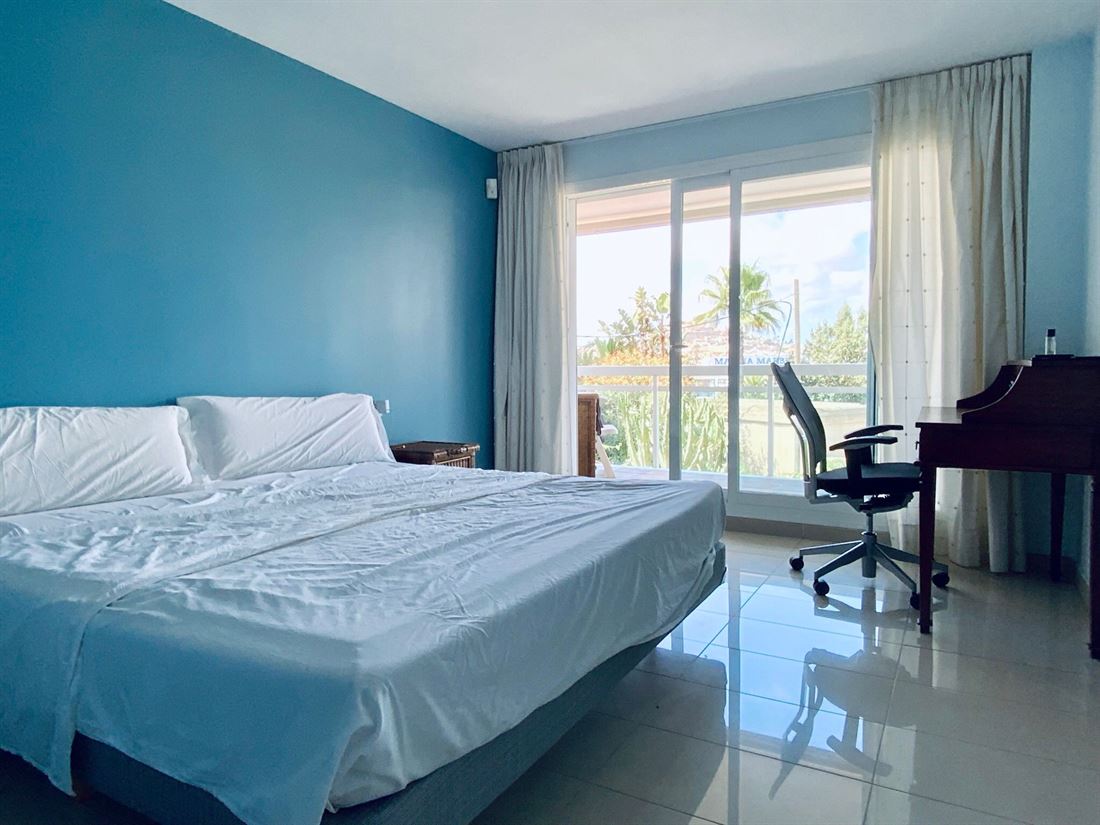 Appartement in Marina Botafoch met uitzicht op D'Alt Villa en de zee