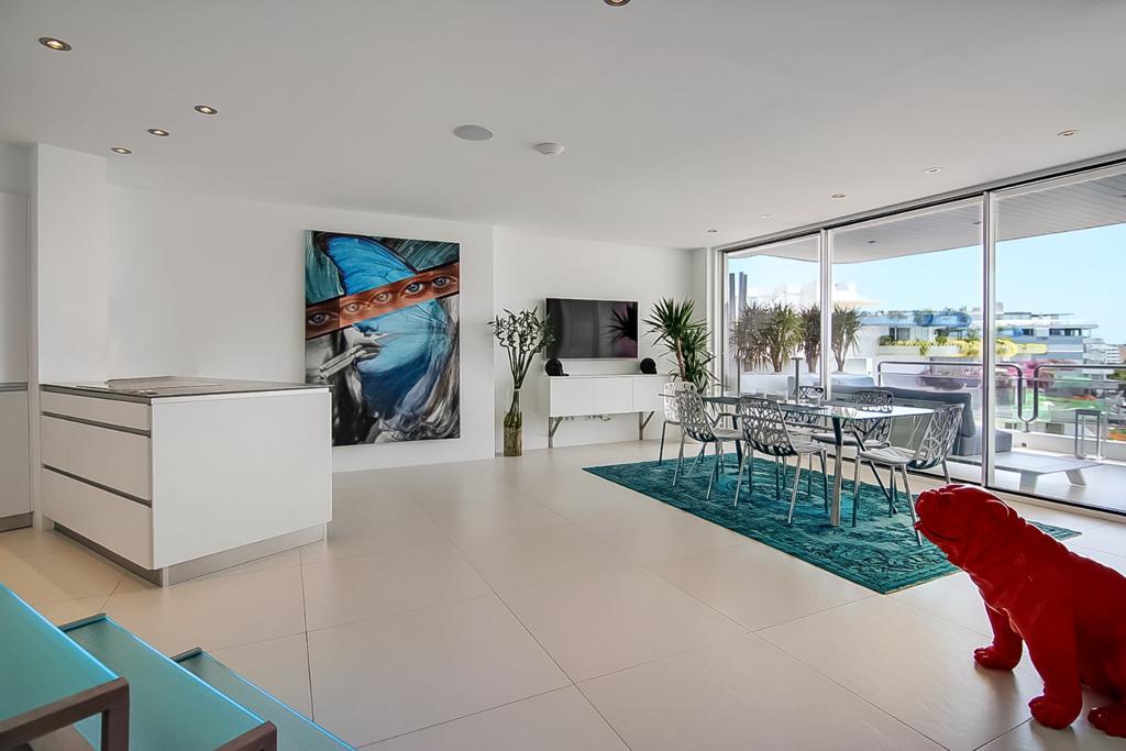 Prachtig luxe penthouse met 2 slaapkamers in Ibiza-stad met spectaculaire voorzieningen